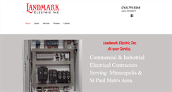 Desktop Screenshot of landmarkelectricinc.com